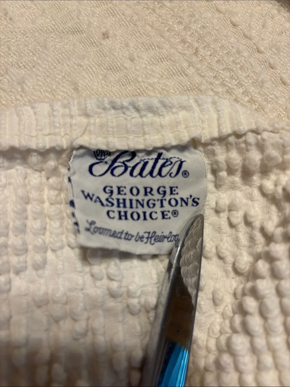 Bates George Washington Choice Chenille Bedspread with Pillow Shams Full/Queen
